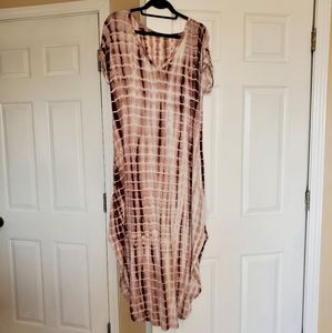 Tie dye maxi dress